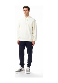 Resim Nautica Erkek Krem Oversize Kapüşonlu Sweatshirt Desenli K57071t Krem 