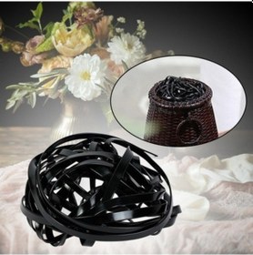 Resim Jokmae Siyah Metalik Çiçek Organizer - Profesyonel Tasarım 