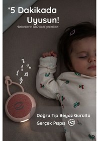 Resim Beyaz Gürültü Cihazı Pışpışlı Ninnili Radyasyon İçermeyen Bebek Uyku Arkadaşı 