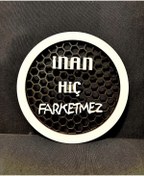 Resim TREND 20Cm İnan Hiç Farketmez Yazılı Midrange Kapağı 1 Takıım 2 Adet 