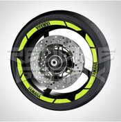 Resim Redline Grafik Yamaha Jant Şeridi Florasan Sarı 