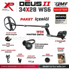 Resim XP Dedektör Deus 2 Dedektör - 34X28CM Fmf Başlık, Ws6 Master 