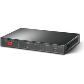 Resim TP-LINK TL-SG1210P 8 Port 10-100-1000 Poe+ Switch 1 Port SFP Çelik Kasa Rack Mount 