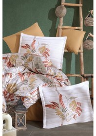 Resim Clasy Ranforce Nevresim Takımı Çift Kişilik Oliva V1 Hardal 