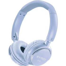 Resim Syrox Sayrox Kablosuz Bluetooth Kulak Üstü Kulaklık S16 - Mavi Renk Syrox S16 - Mavi 