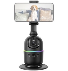 Resim Springsun 360 Otomatik Yüz Takibi Gimbal Otomatik Takip Telefon Tutucu Akıllı Selfie Gimbal Sabitleyici Robot Kameraman Hareket Kontrolü 