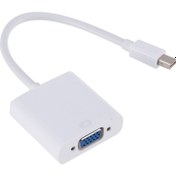 Resim 3C Store Macbook Air Pro Için Imac Mac Mini Thunderbolt Mini Displayport Ekran Bağlantı Noktası Mini Dp VGA Kablosu Adaptörü 1080P Hdtv Monitör Için (Yurt Dışından) 