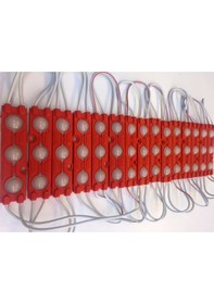 Resim Als-3156k 12v Kırmızı 1 Watt Mercekli Modül Led 100 Adet Yoğun Ve Odaklı Işık Kırmızı 