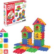 Resim My Reality Fashion Nessiworld 03702 Puzzle City 64 Parça -Dede 