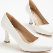 Resim GULT Stiletto 7 Cm Beyaz Cilt 