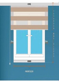 Resim Siyah Bambu Zebra Stor Güneşlik Perde Etek Dilimsiz Alüminmyumkasa Siyah 
