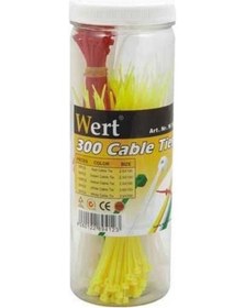 Resim Wert 2430 Kablo Bağı Seti 300 Parça Cırt Kelepçe 