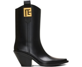 Resim Balmain Metal Logolu Kadın Çizme 