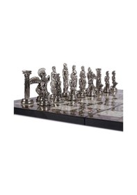 Resim 5 No. Pegasus Parlak Satranç Taşları Ve Katlanır Sedef Desenli Md 