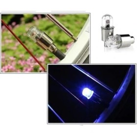 Resim Işıklı Bisiklet Araba Sibop Kapağı 2 Adet 