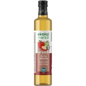 Resim EKOLOJİ MARKET Organik Elma Sirkesi 500ml 