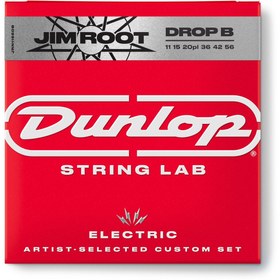 Resim Jim Dunlop JRN1156DB Jim Root Drop B Elektro Gitar Teli (11-56) 