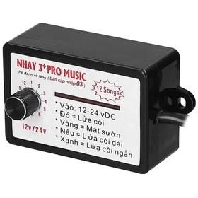 Resim Createtech 12 Sesli Araç Kornası Kontrol Ünitesi - 12-24v Işık Ve Ses Ayarlı 