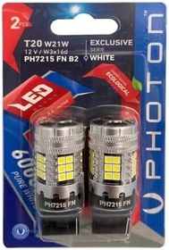 Resim PHOTON Ampul T20 W21W 12V Fanli Exclusive Serie (2'Li Blister) PHT PH7215 FN B2 