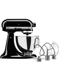 Resim KitchenAid Mutfak Yardımı Tilt-Head Stand Mikser 4.5 Quart KSM85PBOB, Onyx Black 