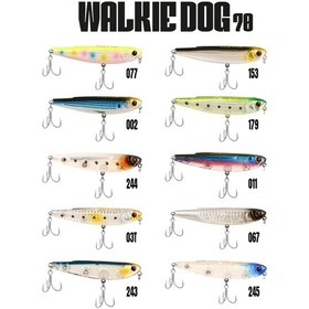 Resim Fujin Walkie Dog 70mm 8.2gr Su Üstü Maket Balık 244 Ice White 