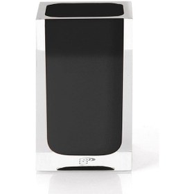 Resim Rainbow Diş Fırçalık,tezgah Üstü-siyah Akrilik Siyah 