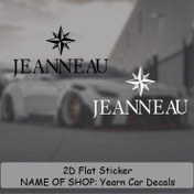 Resim Jeanneau Logolu Desenli Vinil Etiket - Su Geçirmez, Yarış Etiketi, Araba Camları, Tamponlar, İç Mekan Etiketleri, Motosiklet Etiketleri İçin Uygun | Tek Kullanımlık Kendinden Yapışkanlı Su Geçirmez Etiket, Havalı Araba Etiketi 