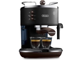 Resim DeLonghi ECOV311.BK Espresso Makinesi, Siyah/koyu Kahve 