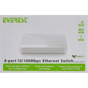 Resim STOREMAX ESW-108 8 Port 10/100Mbps Ethernet Switch Hub 1058548 