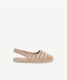 Resim Yargıcı Arkası Açık Triko Espadril Bej 