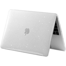 Resim Apple Uyumlu MacBook Air 13.3' M1 A2337 A2179 A1932 Kılıf Simli Ön Arka Kapak 001 