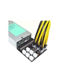 Resim 17 Port Led Ekran Voltmetre Göstergeli Güç Modülü Sunucu Kartı B 