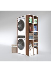 Resim Kenzlife Çamaşır-Kurutma Makinesi Dolabı Bolodenka Cvz 180*090*60 Banyo Kapaksız Arkalıksız Çok Renkli 