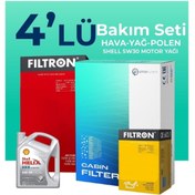 Resim Filtron Vw Tiguan 1.4 Tsı 122 Hp Shell Uyumlu Motor Yağlı Bakım Seti 