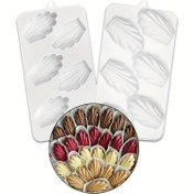 Resim 6'lı 1 Arada Madeleine Muffin Kalıpları Küçük Kabuk Çikolata Silikon Kek Kalıbı Çikolata Pişirme Araçları DIY Kalıbı 