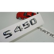 Resim Benz S450 4Matic Bagaj Krom Metal 3M 3D Yazı Logo 