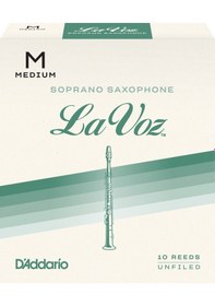 Resim D'addario Rıc10md La Voz Soprano Saksafon Kamışı Medium Sertlik Profesyonel/caz - 10'lu Paket Dengeli Caz Sesi Ve Kararlı Ses Üretimi 