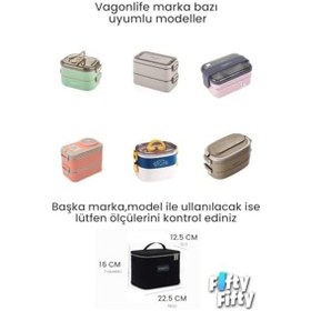 Resim Isı Yalıtımlı Termal Yemek Beslenme Çantası Mama Taşıma Termos Çanta Ve Soğuk -ffvgnb1063 Lacivert 0 