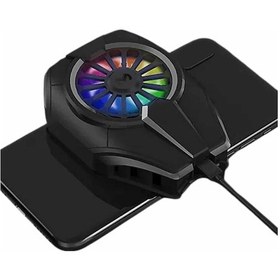 Resim Telefon Soğutucu Fan Güçlü Motor Radyatör Cep Semeglbl - 92 Telefon Soğutma 