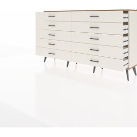 Resim Arges Konsol 10 Çekmeceli 176x30x99 Aytaşı-çam/aytaşı Aytaşı-çam/aytaşı 