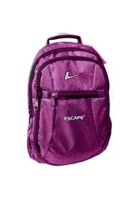 Resim Escape 307-24 Laptop Bölmeli Ekose Desen Sırt Çanta Pembe 