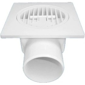 Resim Gama 15x15 Yer Süzgeci Q70 Yandan Çıkışlı 