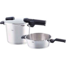 Resim Fissler Vitaquick 2'li Düdüklü Tencere Seti - 4,5 + 2,5 Lt 
