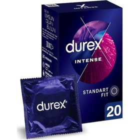 Resim Durex Intense Uyarıcı Jelli ve Tırtıklı Prezervatif 20'li 