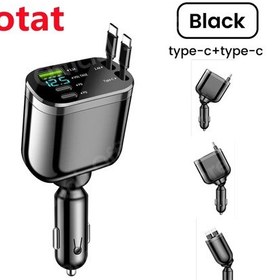 Resim Eloughelough 5'li Araç Şarj Adaptörü Hızlı Şarj Usb C Tipi Kablo İphone Uyumlu 15 Samsung Chdistribütör Garantili 