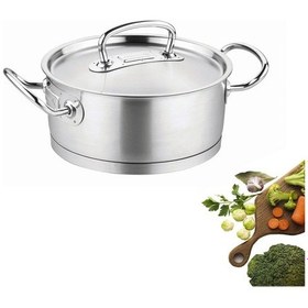 Resim Korkmaz Proline 20 cm 2 Lt Satin Kısa Tencere A1169 