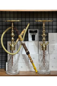 Resim ZEFNATUREL Siyah Nargile Takımı 