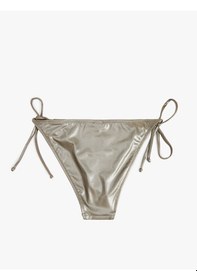 Resim Koton Astarlı Biyeli Yanları İpli Parlak Bikini Altı Haki 5sak00109mm Haki 