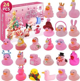 Resim Noel Ördekleri Advent Takvimi 24 Ördek Noel Geri Sayımı\n Noel Partisi Hediyeleri İçin Xt964 