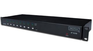 Resim DS-23200 Digitus 8 Port PS/2 - USB KVM on the NET™, 1 Lokal 1 Uzak Kullanıcı Erişimi 